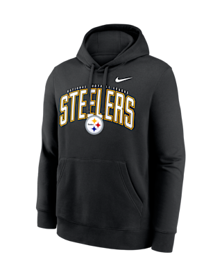 ハワイ購入新品 Pittsburgh Steelers フード付きスウェット Pittsburgh Steelers Busted Play Club Men's Nike NFL Pullover